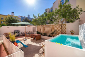 Flat Art - Luxury with private Pool & Garden